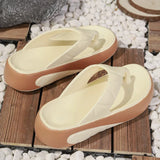 2025 Women Indoor Beach Flip Flops Summer Platform Shoes Soft EVA Girls Home Street Slippers Thick Sole Female Fashion Sandals