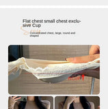 Desire Thin Push-up Seamless Adjustment Women's Small Breasts Sexy Underwear Without Underwire Support Anti-sagging Bra Summer