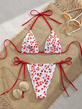 Sexy Micro Bikini Women Swimsuit Trend Two-piece Thong Bikini Set Lace Up Beach Wear Female Swimwear for Woman Bathing Suit