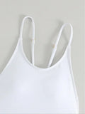 Sexy Ribbed Cross Backless Women Monokini Micro String Thong Swimwear One Piece Swimsuit Female High Cut Bathing Suit Swim Lady
