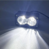 Car Spotlight 3 Inch White Yellow LED Pod Driving Work Light for Pickup Motorcycle Truck Offroad Roof Luggage Rack Lamp