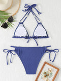 2026 String Triangle Printed Bikini Women Sexy Swimwear Female Halter Swimsuit Solid Bathers Bathing Swimming Swim Suit Beach