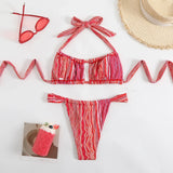 New Sexy Bikini Women's Swimsuit Micro Swimwear High Cut Bandeau Bikinis Sets Two Piece Bathing Suit Swimming for Beach Wear