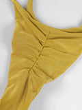 Sexy Shell Bikini Set With Skirt Women Two-Pieces Swimsuit 2024 New High Fork Skirt Set Biquini Swimwear For Girl Clothing
