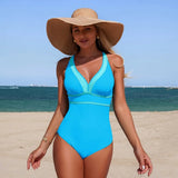 Sexy One-Piece Women Swimsuit 2026 Push Up Plus Size Swimwear Tummy Control Monokini Swimming Beach Wear Vintage Bathing Suit