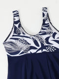 Printed Tankini 2026 Padded Swimsuit Women Shorts Swimwear Female Beach Dress Bathers Bathing Swimming Swim Suit
