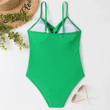 S - XXL Sexy Wrinkled One Piece Swimsuit Women Swimwear Female Monokini Swimsuits 2025 Bathing Suit Swim Beach Wear Bodysuit