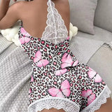 Casual milk silk sexy pajamas underwear shorts home clothes set
