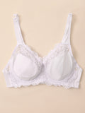 Bras For Womens Lingerie BH Tops Elegance Lace Bras Sexy Underwear Underwire Support Plus Size Brassiere Leisure A B C D E Cup