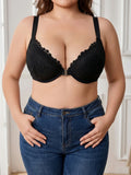 Lace Women's Bra Breast Cover Summer Thin Cup Underwear Plus Size Adjustable Push Up Bras Undewire Sexy Lingerie