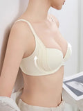 MOYISU Anti-Sag Full Coverage Bra Small Bust | Wireless Push Up Lift | Seamless Bralette for Summer Cooling Comfort CA Underwear