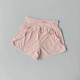 Women's High-Waisted Slimming Yoga Sports Shorts Summer Anti-Glare Three-Part Set with Two Pieces for Fitness And Exercise