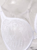 3-Piece Plus Size Lingerie With Lace Front Buttons For Women Brassiere  Adjustable Underwear Comfort And Breathability Bra