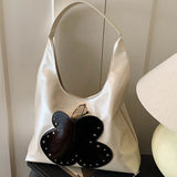 Textured PU Leather Shoulder Tote Bags Women 2025 Trend Large Capacity Underarm Bag Rivet Design Versatile Fashion Handbags