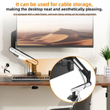 New Update Desktop Monitor Mount Bracket for 13 to 32-Inch LCD Screens Rotating Mechanical Arm Lift Base Desktop TV Screen Stand