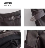 American A-line Half Length Skirt Spring/summer Small Spicy Girl High Waist Slim Fit Tight Sexy Shining Leather Short Skirt 3XQZ