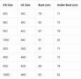 Women's Floral Embroidery Lace Push Up Bra With Underwire Longline Shaping Side Support Minimizer Comfortable Bra
