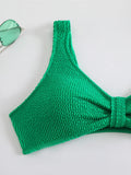 High Waist Bikini 2026 Women Sporty Swimsuit Solid Sexy Striped Swimwear Female Bathers Bathing Swimming Swim Suit Beachwear