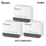SONOFF ZBMINIR2 Extreme Zigbee Smart Switch Detach Relay External Switch Remote Control via eWeLink Compatible With Zigbee Hub