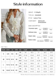 Phantasy Floral Embroidery Blouse Women Long Sleeve Loose Tunic Shirt Vintage Blouse Y2K White Tops Fashion Female Streetwear