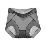 Ultra-thin ice silk seamless underwear for women, ultra-thin cool breathable mask underwear briefs