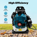 Gas Backpack Leaf Blower 4-Stroke With Cruise Control For Lawn