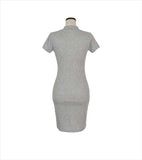 South Korea 2023 New Spring/Summer Dress Small Sexy Slim Fit Temperament Tight Short Sleeve Slim Wrap Hip Short Dress IDEI