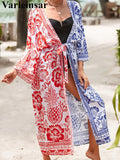 13 Colors Printed With Belt Crochet Knitted Tunic Beach Dress Beach Wear Beachwear Beach Cover Up Cover-upsFemale Women V7201