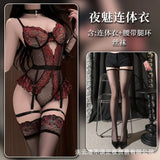 Sexy With Underwire One-Piece Bodysuits Pure Desire Small-Breasted Uniform Sleepwear Backless Deep V Sleeveless Bodysuits Z7HA