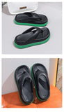 Woman Beach Flip Flops Fashion Summer Shoes 2025 Trend Girls Platform Sandals Soft EVA Non-slip Female Indoor Outdoor Slippers