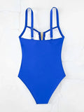 2026 Cut Out Ruched Front Swimsuit One Piece Swimwear Women Sexy Bathers Bathing Swimming Swim Suit Female Beachwear XXL
