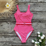 2023 New One Piece Swimsuit Sexy Cartoon Printed Swimwear Women Bathing Suit Beach Backless Monokini Swimsuit Female