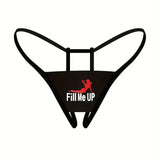 Black Print Thongs Seamless Intimates Panties Outfits G-strings
