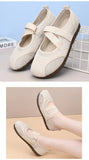 Women's Casual Comfortable Breathable Openwork Mesh Flat Sandals Thin Sole Fashionable Versatile Women's Shoes