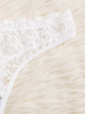 Transparent lace sexy women's thong black and white two pairs of women's underwear invisible underwear bikini A360