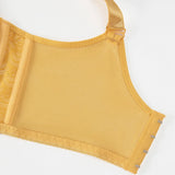 Women's Floral Lace Buckle Front Wireless Bra,Breathable Comfortable lingerie Top for Daily Wear,Women's Lingerie for All Season