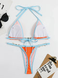 Pearl Thong Bikinis 2025 Women Sexy Triangle Swimsuit Solid Brazil Swimwear Female Padded Bathing Swimming Suit Beachwear Summer