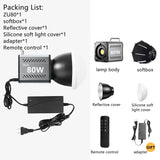 Roreta ZU80 Photo Studio Light COB Bi-Color 2500-8500K CRI≥95 TLCI≥97 With Diffuser LED Video Lights Fill Lighting