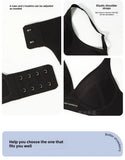 MOYISU Japanese Silky-Tech Bralette - Traceless Wireless Summer Bras for Small Chest Pull Together Soft Support Back Tuck Design