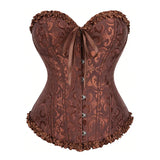 Charming Corset Quick Sexy Bone Corset Waist Slimming Chest Support Gathering Waist Slimming Gathering Waist Tight Corset 51U2