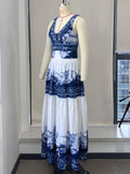 New Swimsuit High-End Design 2Pcs Floral Print Ruffle Slimming Holiday Sexy Hot Spring One Piece Swimsuit for Women
