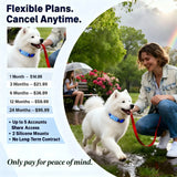 WANWAYTECH GPS Pet Tracker For Dogs And Cats Real Time Tracking