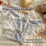 Sexy lace panties pure lust bow comfortable low waist girl briefs