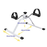 Metal Frame Pedal Exerciser Muscle Training Fully Assembled Exercise Pedals Arms Legs Trainer For Indoor