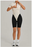 Women's Seamless Yoga Jumpsuit Sports Workout Running Hip-lifting Slim Fit Shorts One-Piece Training Fitness Gym Bodysuit