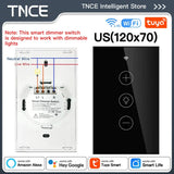 TNCE Tuya WIFI Light Dimmer Switch EU/US Brightness adjust LED Dimmer Breaker Module Smart Life Voice Control Alexa Google Home
