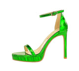 Women's High Heels Thin Heel Waterproof Platform Sandals Fashionable for Skirts New Model Shoes for Shows Summer Collection