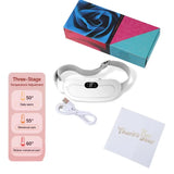 AGDOAD USB Menstrual Heating Pad With Abdominal Vibration Massager