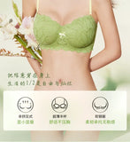 Full Bust French Lace Bralette Wireless Support for Women Plus Size Full Coverage T-Shirt Bra Anti Sagging Comfort MOYISU Sexy