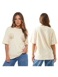 Women Oversized Short Sleeve T-shirt Sparkle Shell Embroidery Loose Shirts Summer Daily Casual Baggy Tops